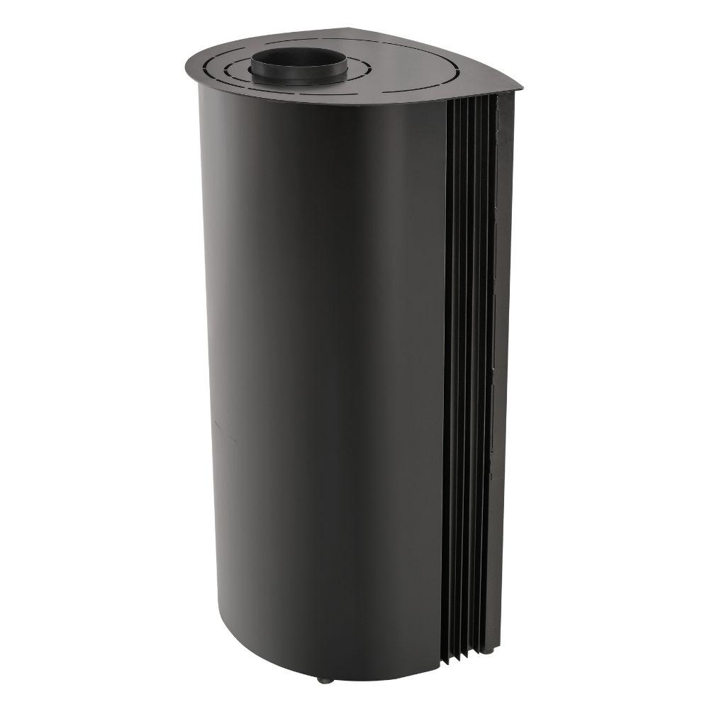 Calefator a Lenha Hidro Calidum Dupla Combustao Preto