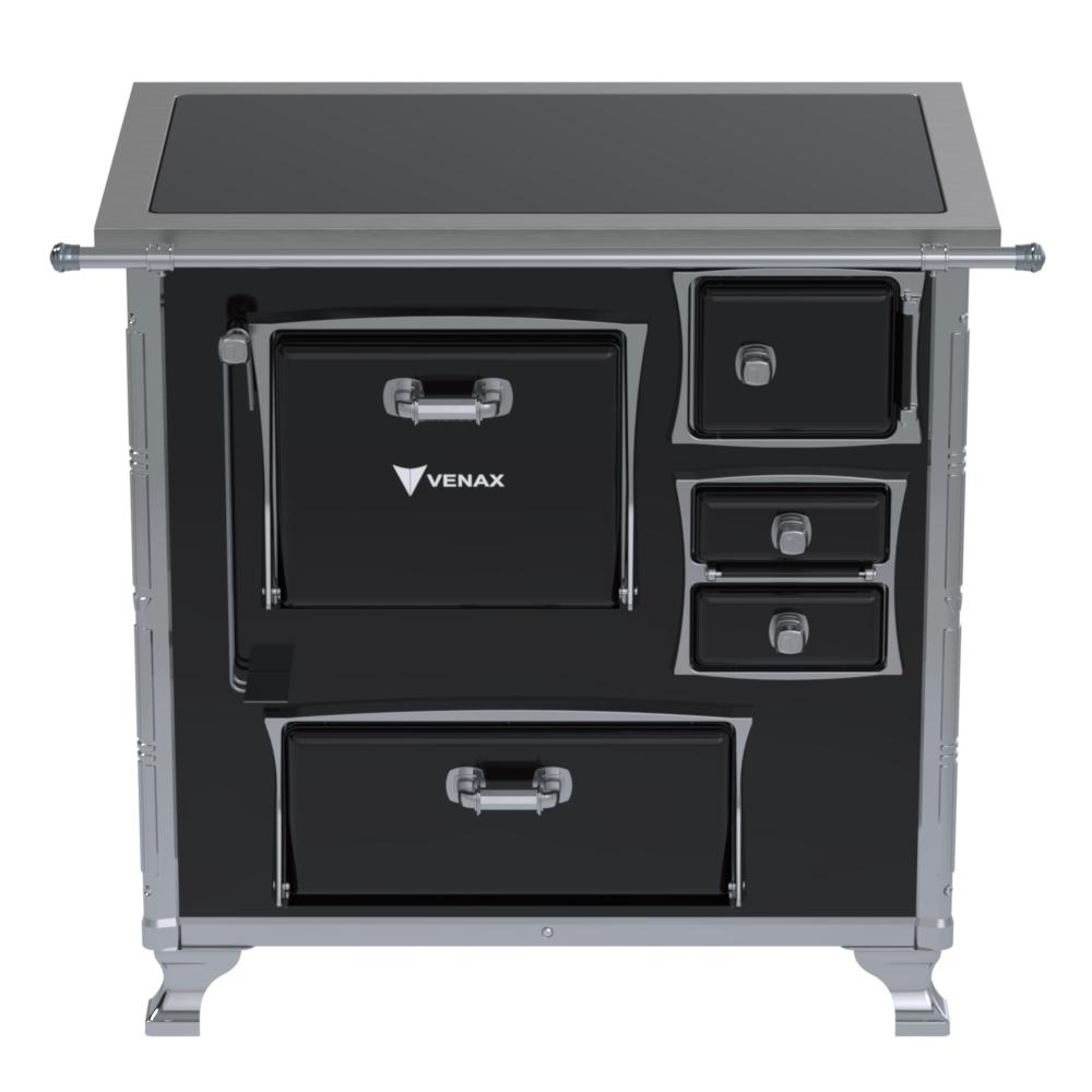 Fogao a Lenha Venax GII n 1 Premium Preto Gab