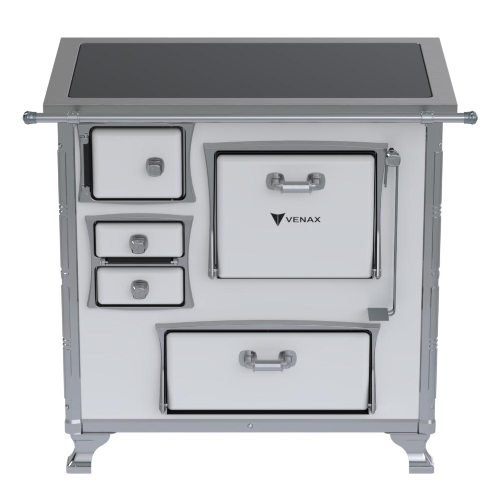 Fogao a Lenha Venax GII n 1 Premium Branco Gab