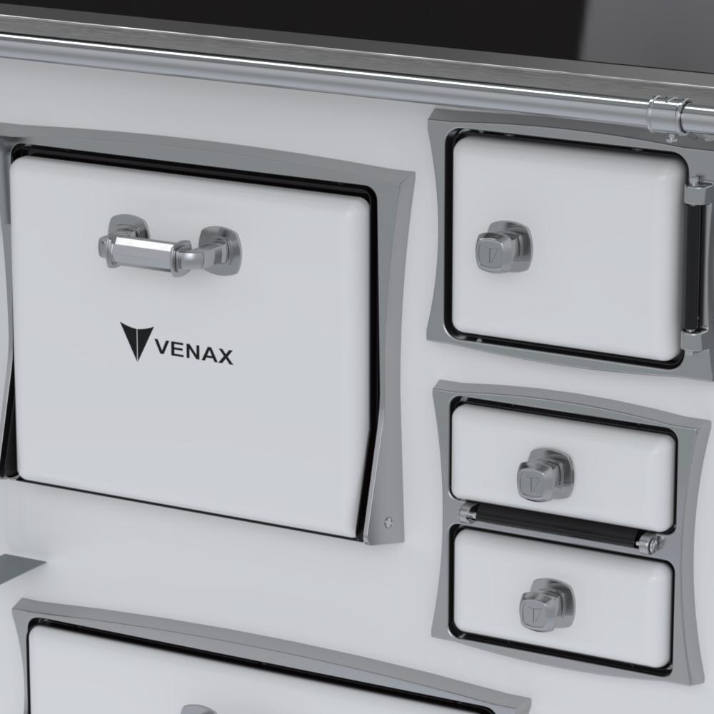 Fogao a Lenha Venax GII n 1 Premium Branco Gab