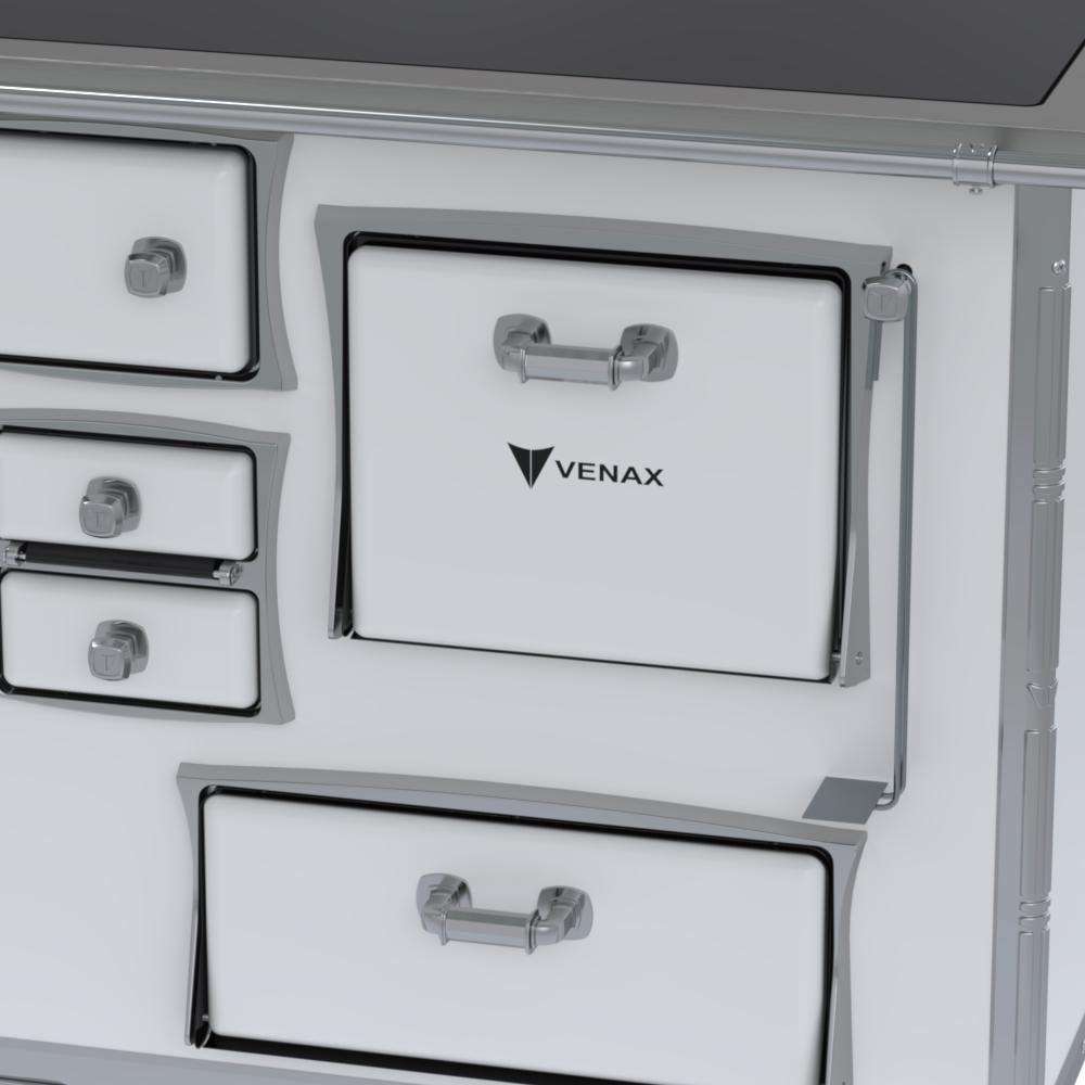 Fogao a Lenha Venax GII n 1 Premium Branco Gab