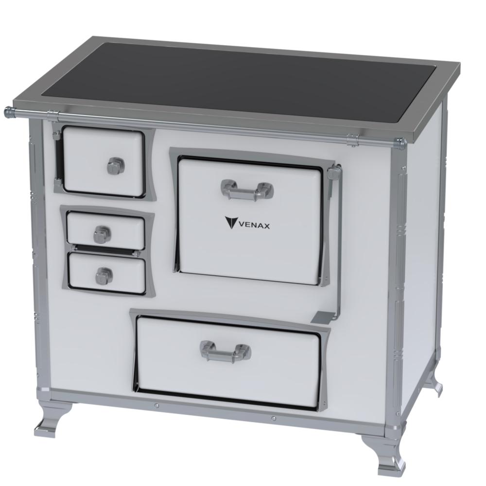 Fogao a Lenha Venax GII n 2 Premium Branco Gab