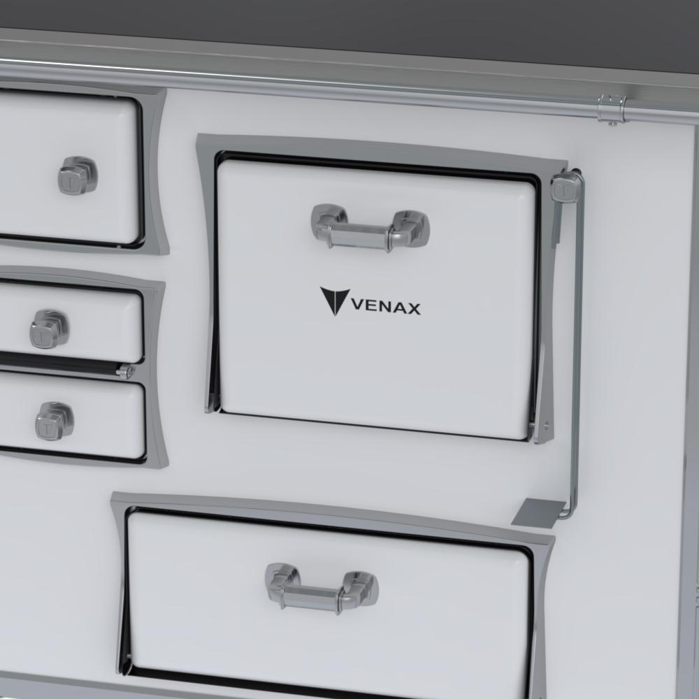 Fogao a Lenha Venax GII n 2 Premium Branco Gab