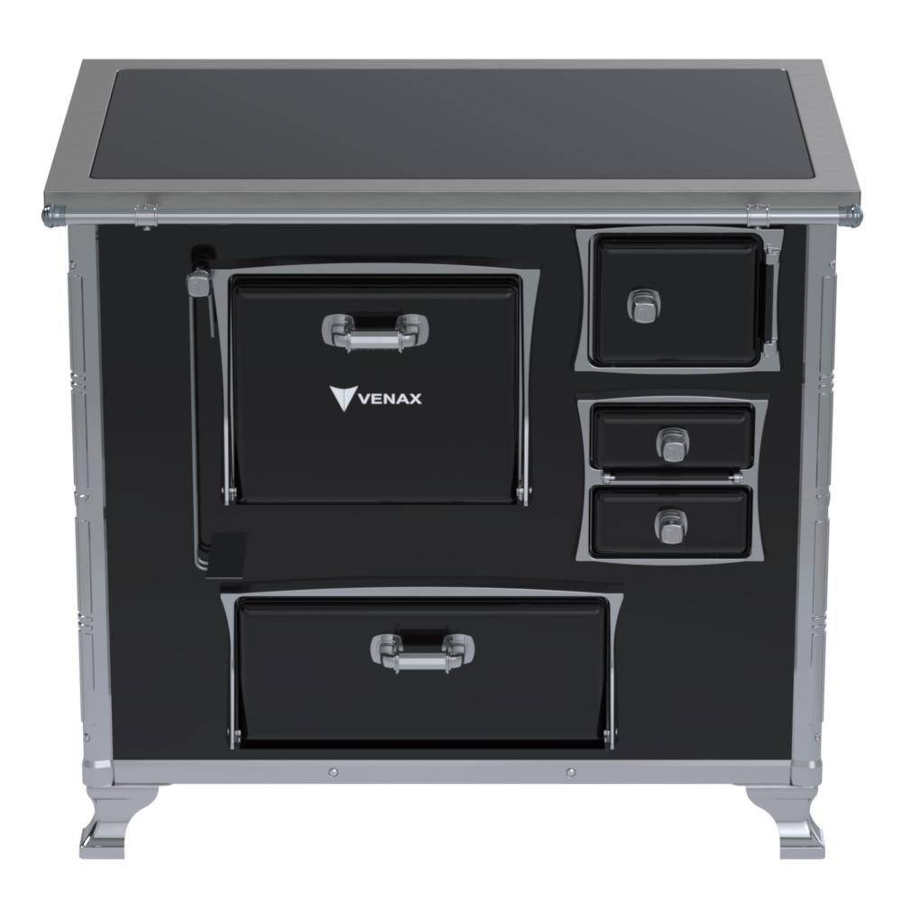 Fogao a Lenha Venax GII n 2 Premium Preto Gab