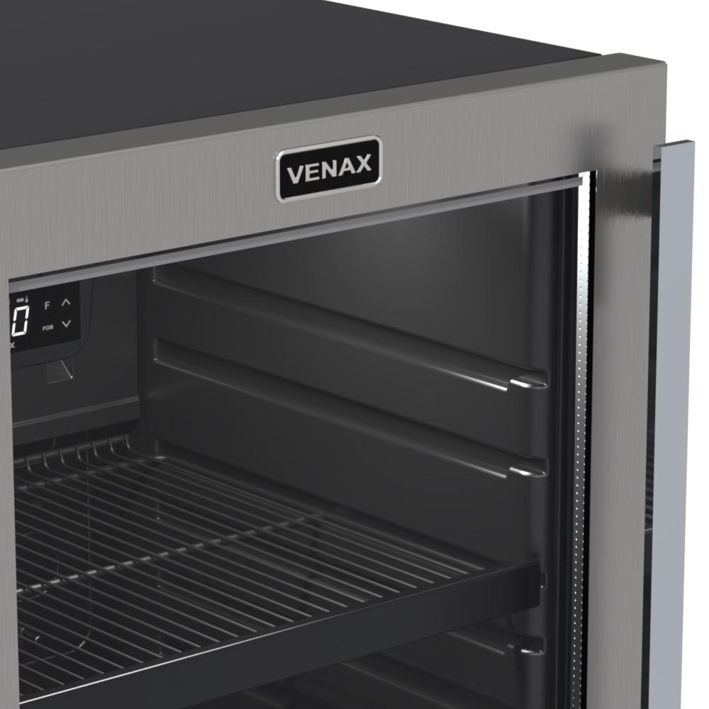 Cervejeira de Embutir Venax 102L Top Light S40 Inox Porta Invertida