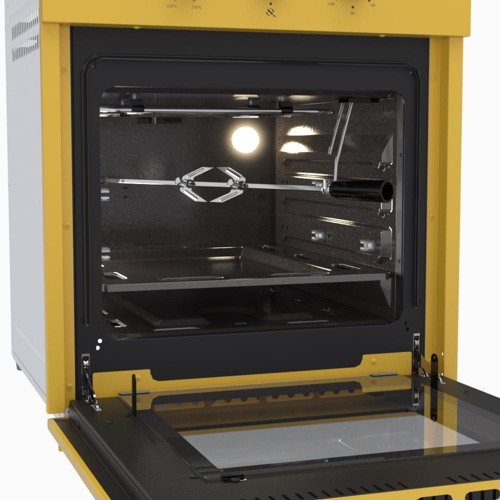 Forno de Embutir a Gas Venax 51,8L Arena GIII Amarelo