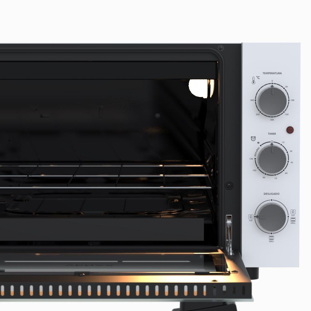 Forno Eletrico Venax 45L Grand Gourmet Branco