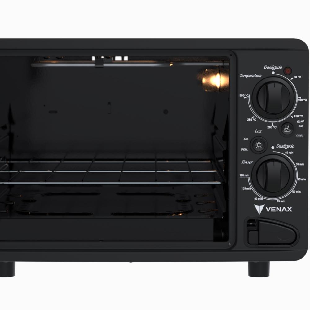 Forno Eletrico Venax 45L Luxo Preto