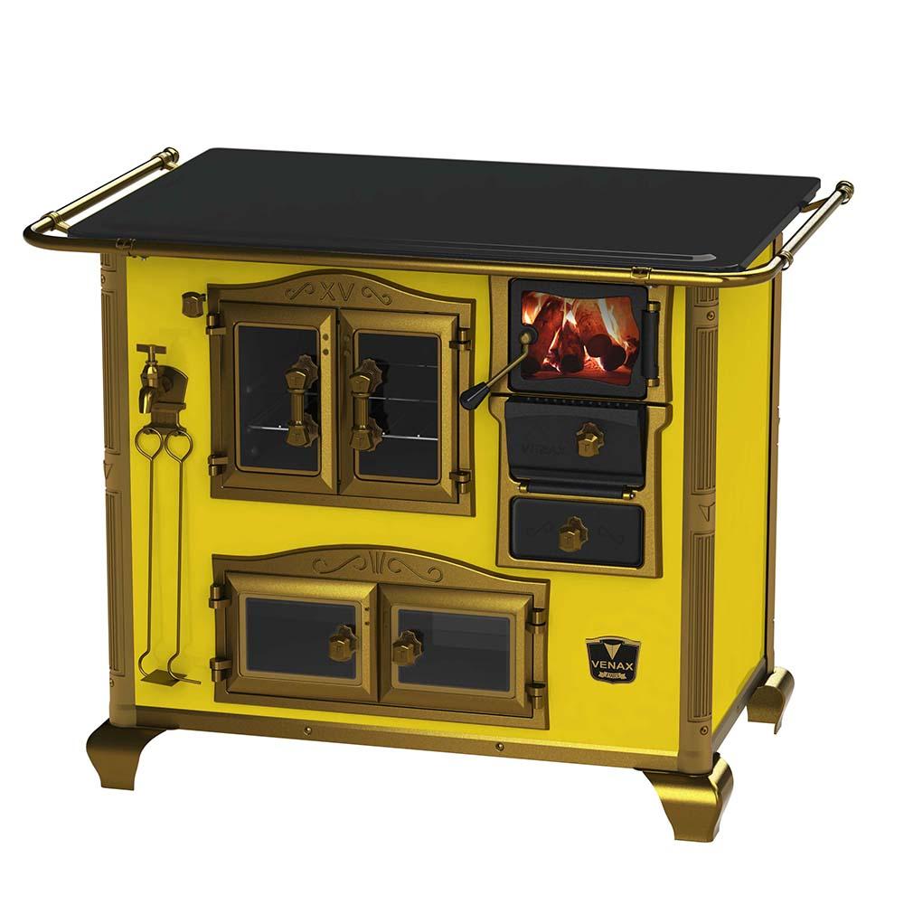 Fogao a Lenha Venax n 2 Imperador Vitreo Amarelo