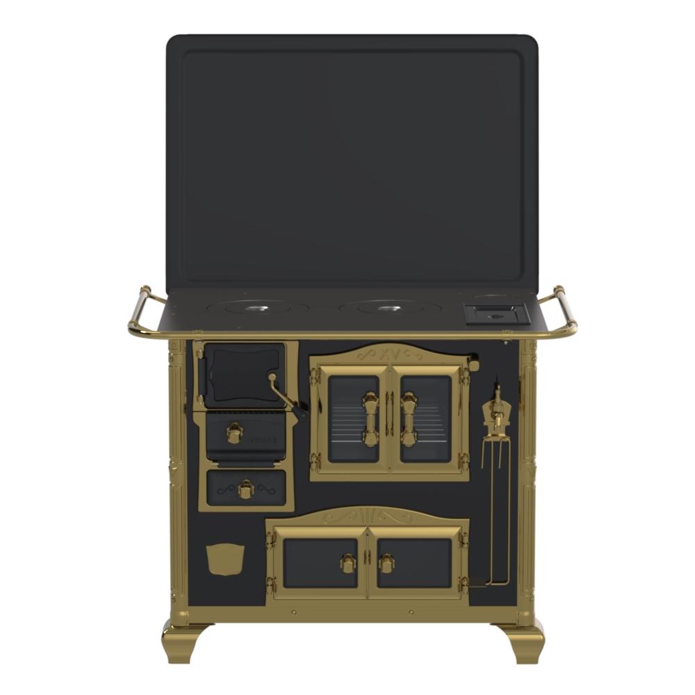 Fogao a Lenha Venax n 2 Princess Preto Gold