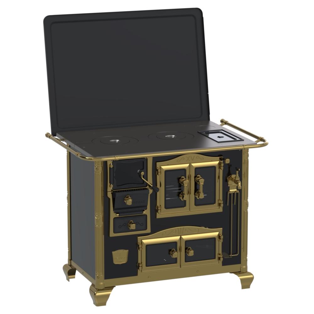 Fogao a Lenha Venax n 2 Princess Preto Gold