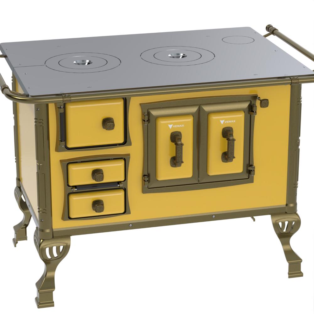 Fogao a Lenha Venax n 2 Colonial Amarelo