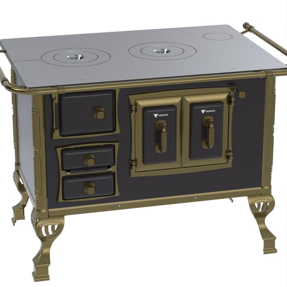 Fogao a Lenha Venax n 2 Colonial Preto