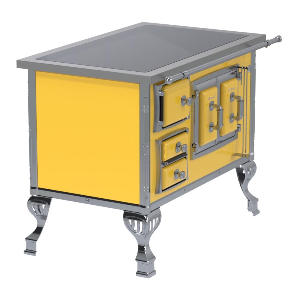 Fogao a Lenha Venax GII n 2 Sec XVIII Premium Amarelo