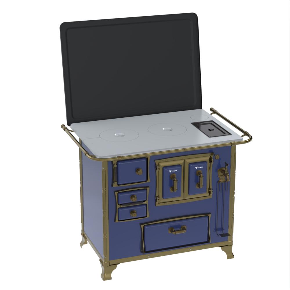 Fogao a Lenha Venax n 2 Renaissance Chapa de Aluminio Azul Cald