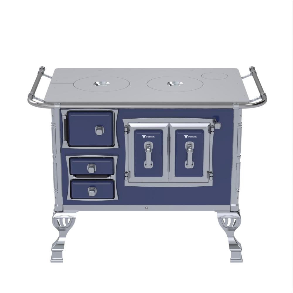 Fogao a Lenha Venax n 1 Sec XVIII Chapa de Aluminio Azul