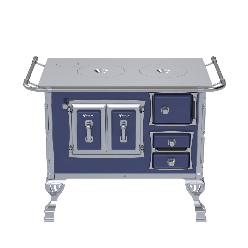 Fogao a Lenha Venax n 1 Sec XVIII Chapa de Aluminio Azul