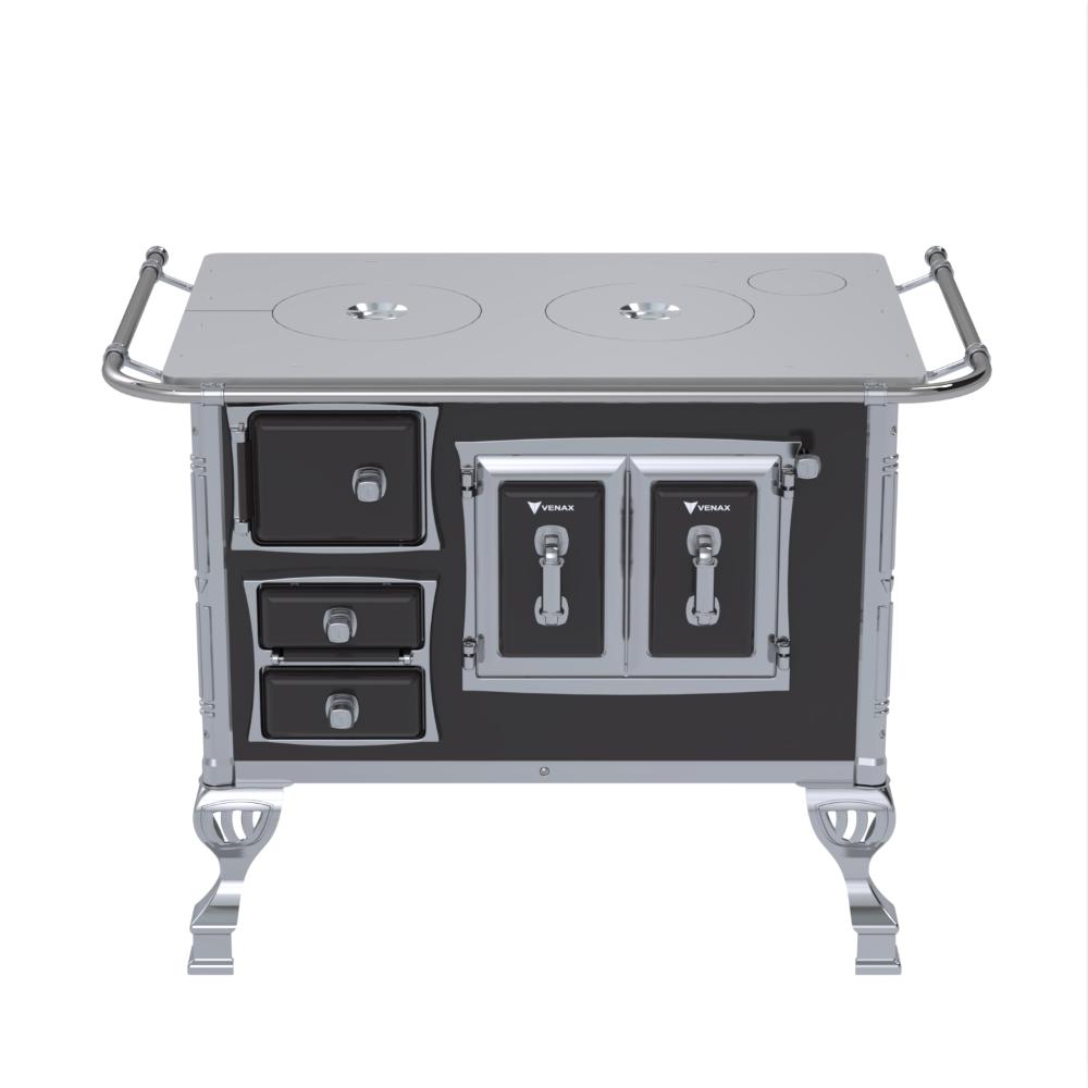 Fogao a Lenha Venax n 1 Sec XVIII Chapa de Aluminio Preto