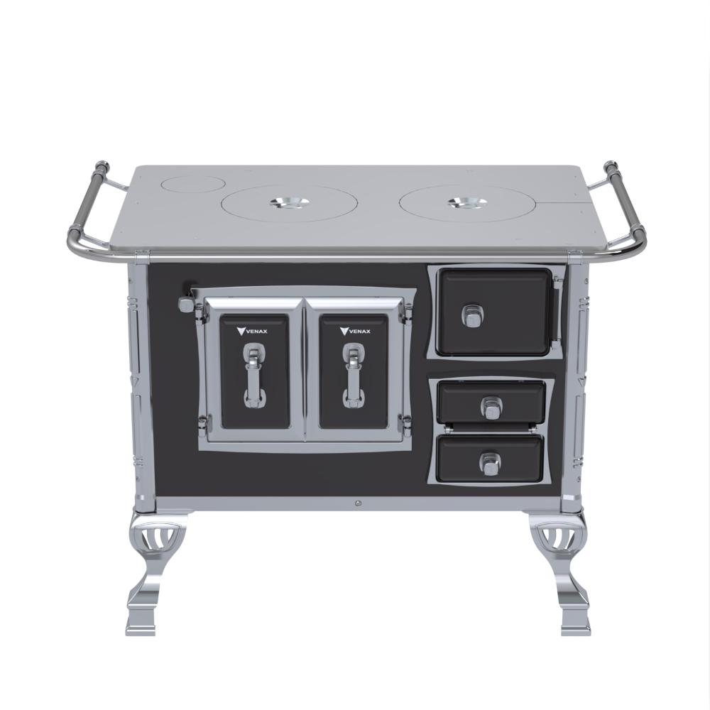 Fogao a Lenha Venax n 1 Sec XVIII Chapa de Aluminio Preto