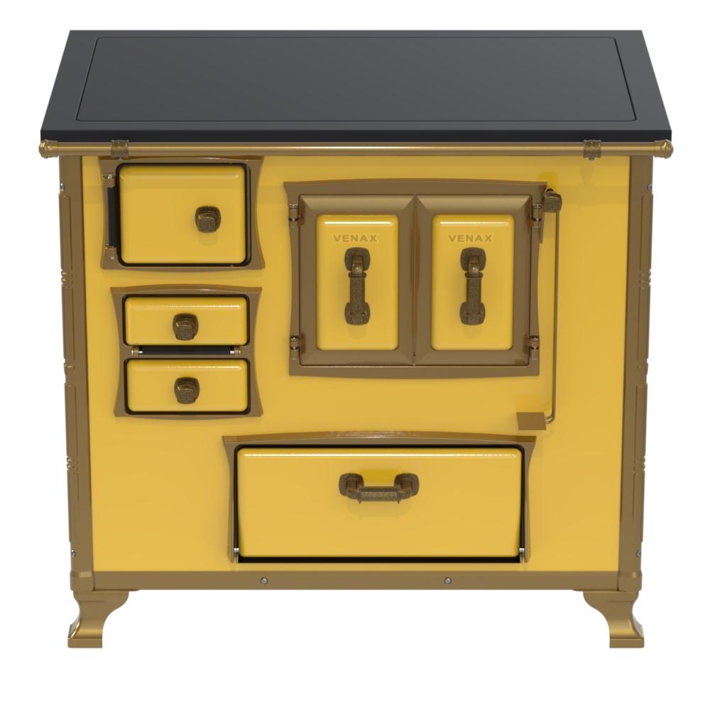 Fogao a Lenha Venax GII n 2 Renaissance Premium Amarelo