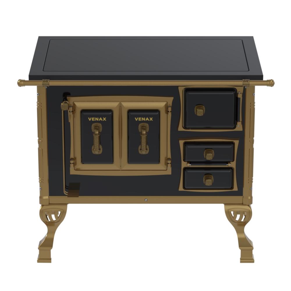 Fogao a Lenha Venax GII n 1 Colonial Premium Preto