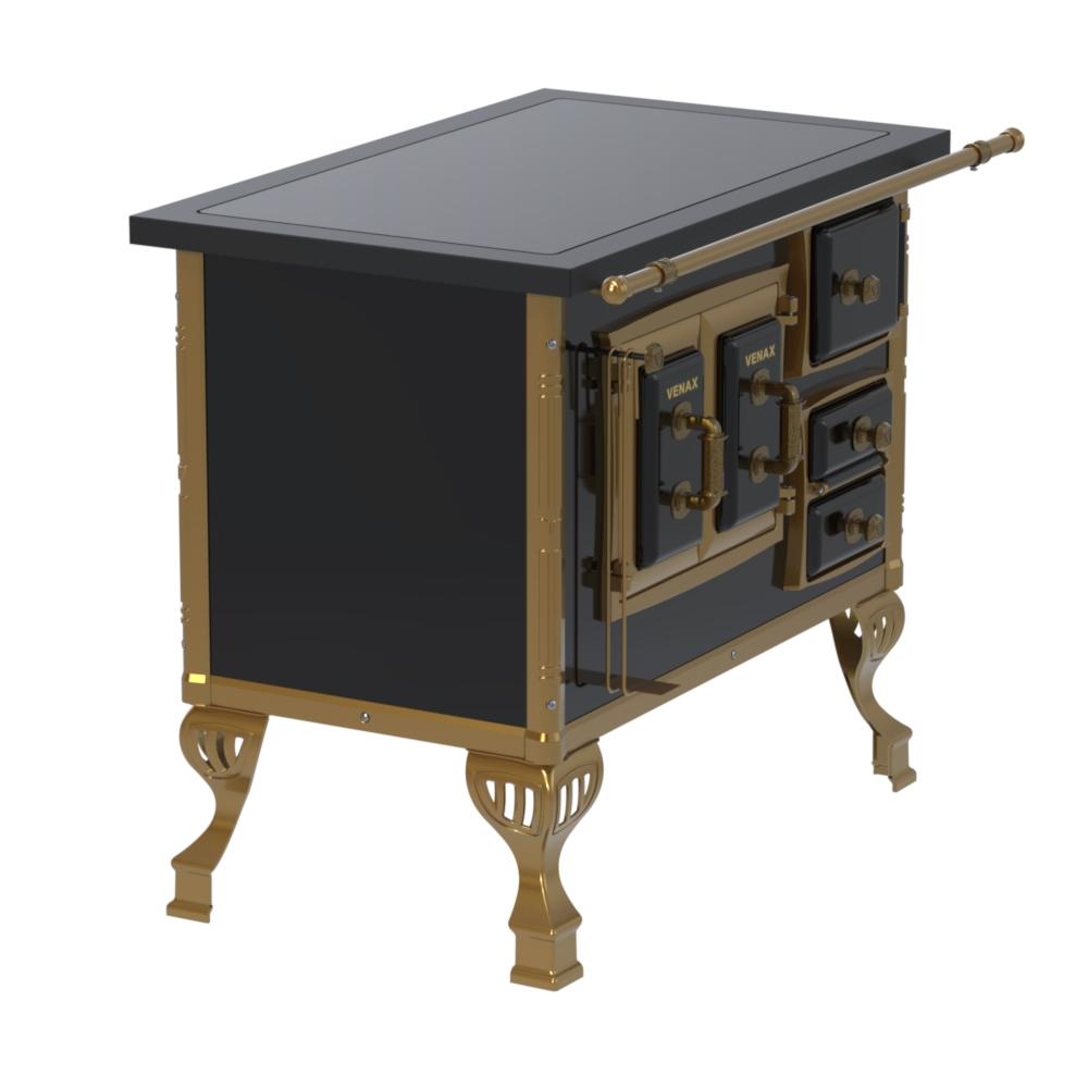Fogao a Lenha Venax GII n 1 Colonial Premium Preto