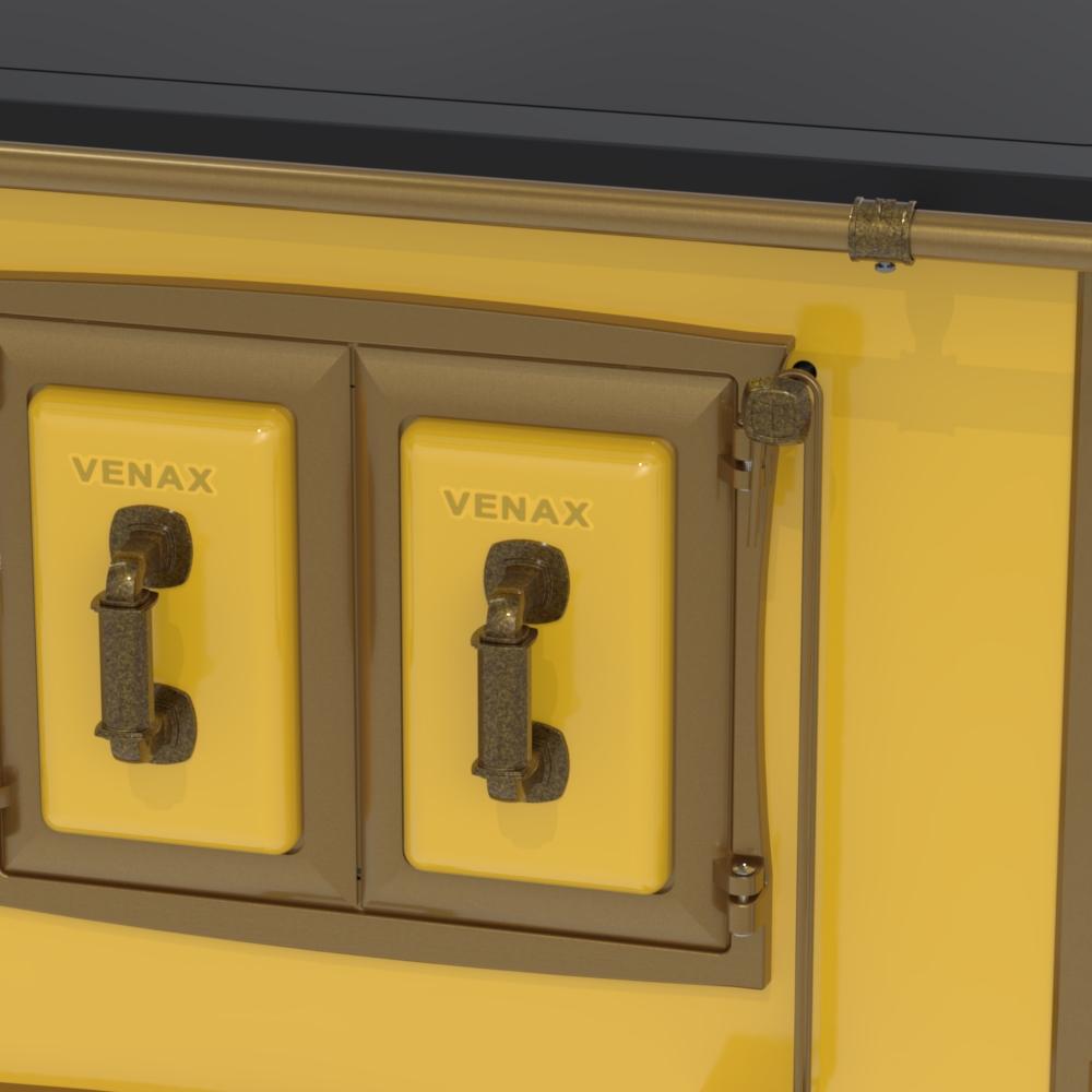 Fogao a Lenha Venax GII n 2 Renaissance Premium Amarelo