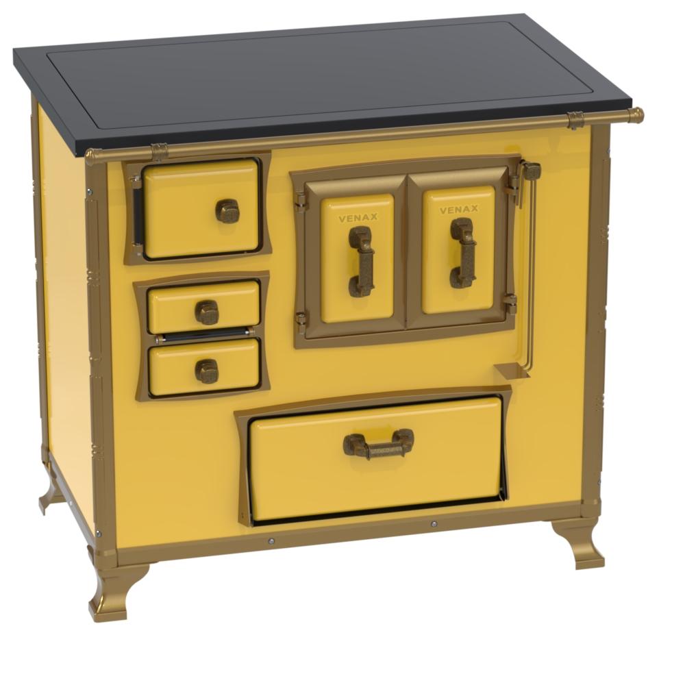 Fogao a Lenha Venax GII n 2 Renaissance Premium Amarelo