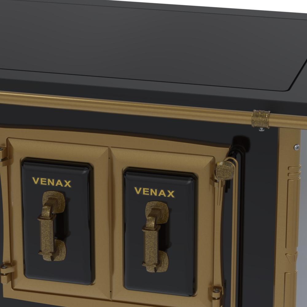 Fogao a Lenha Venax GII n 1 Colonial Premium Preto