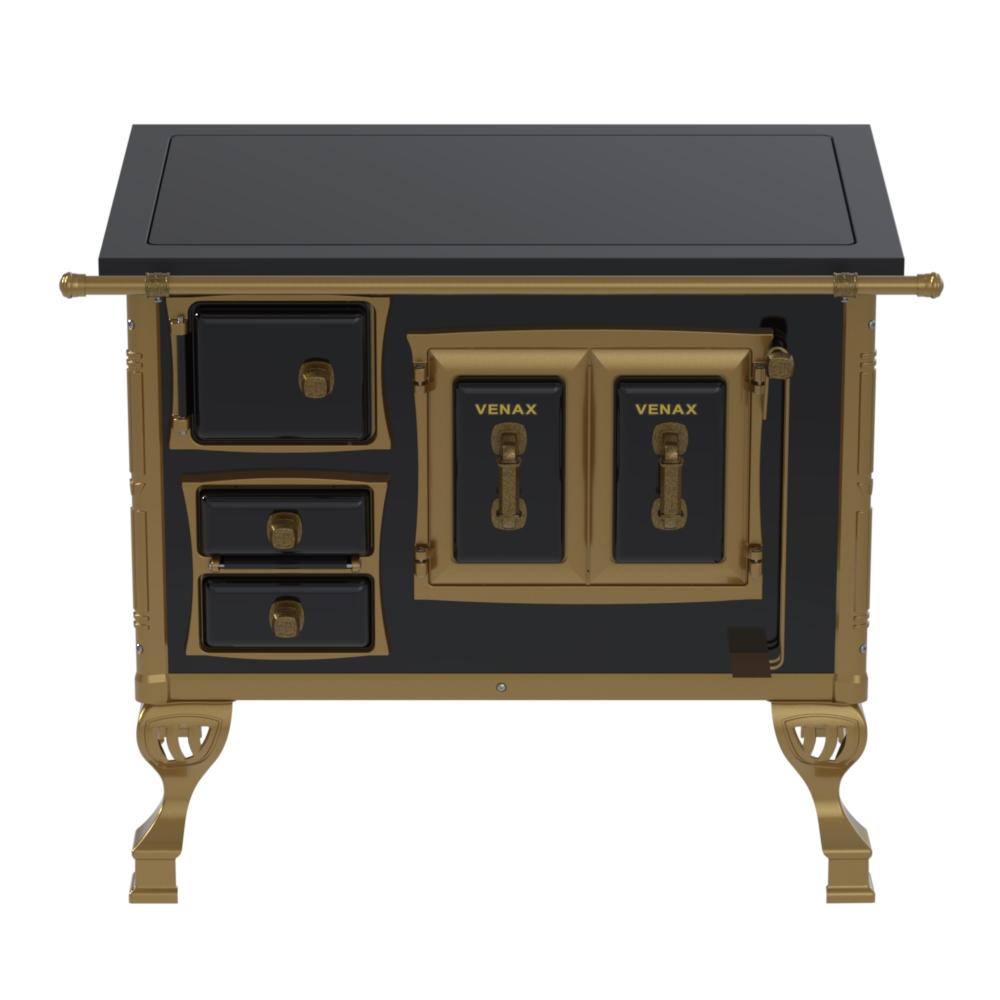 Fogao a Lenha Venax GII n 1 Colonial Premium Preto