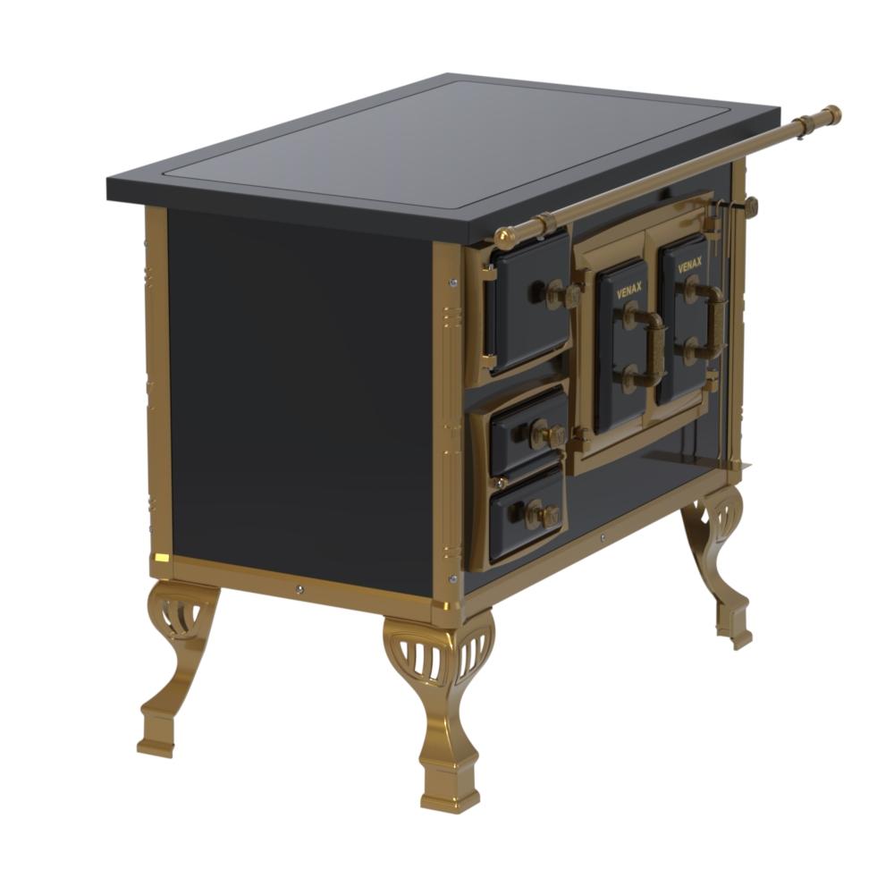 Fogao a Lenha Venax GII n 1 Colonial Premium Preto
