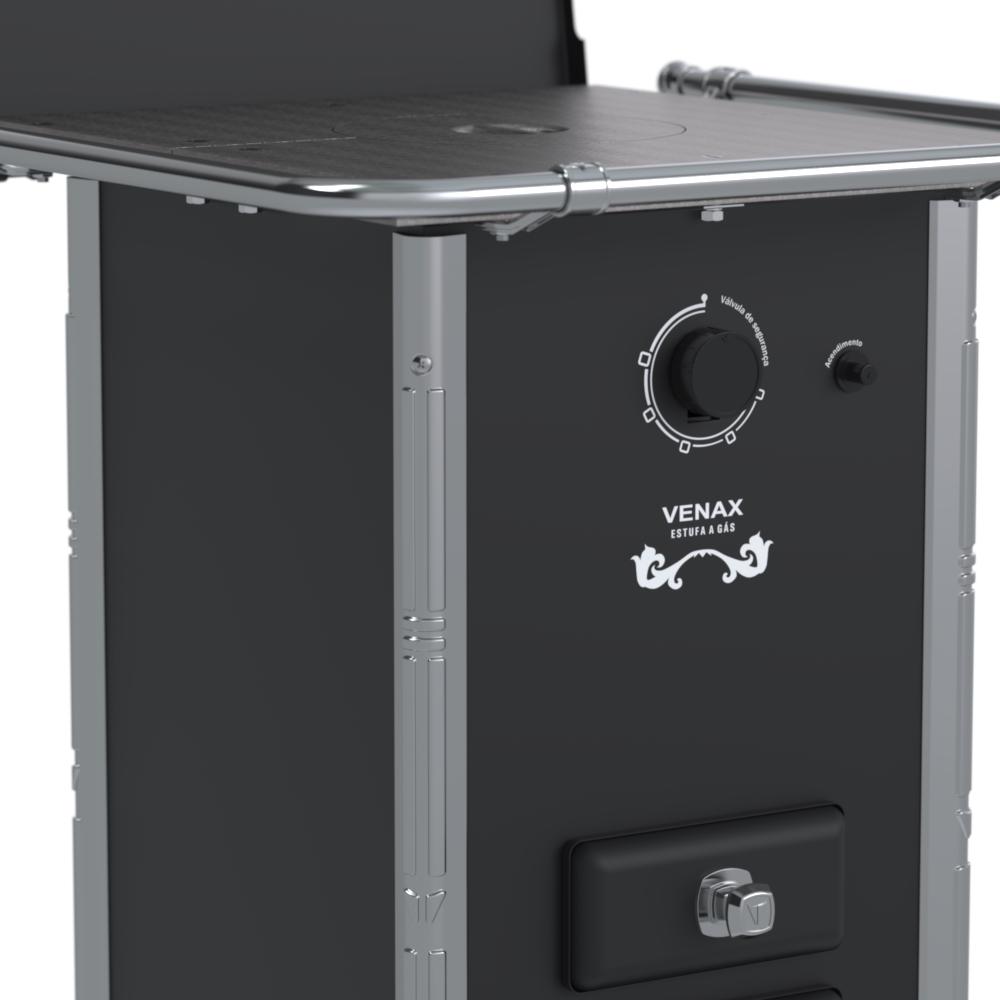 Aquecedor a Gas Venax Scaldare Preto