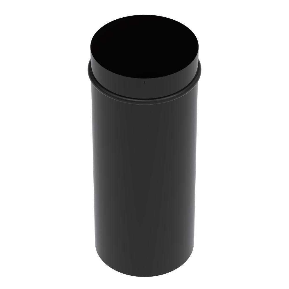 Cano Esmaltado para Chamine Venax Preto 50cm 200mm