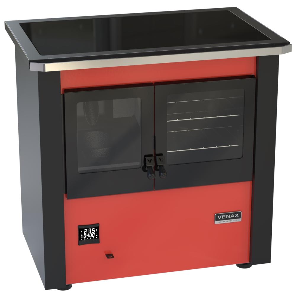 Fogao a Pellets Venax n 2 Le Corbusier Vermelho