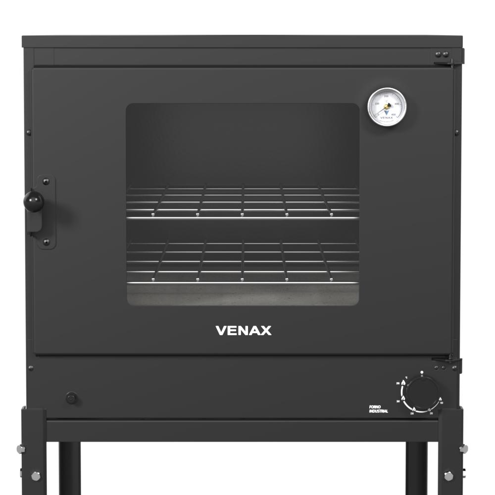 Forno a Gas Industrial 109L Venax com Base e Pedra Refrataria