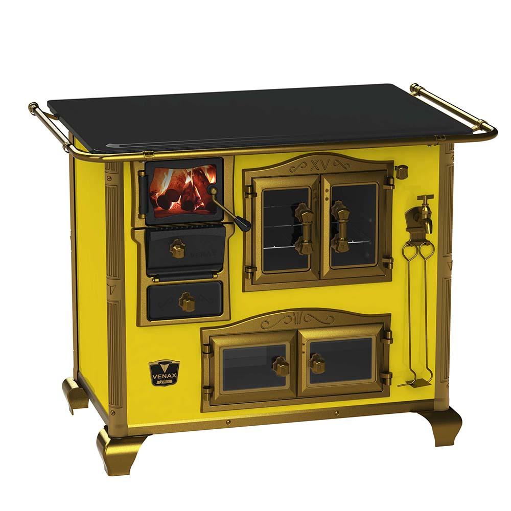 Fogao a Lenha Venax n 2 Imperador Vitreo Amarelo