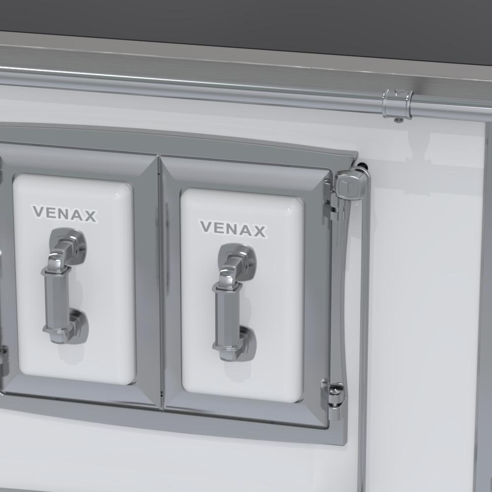 Fogao a Lenha Venax GII n 2 Sec XVIII Premium Branco Gab