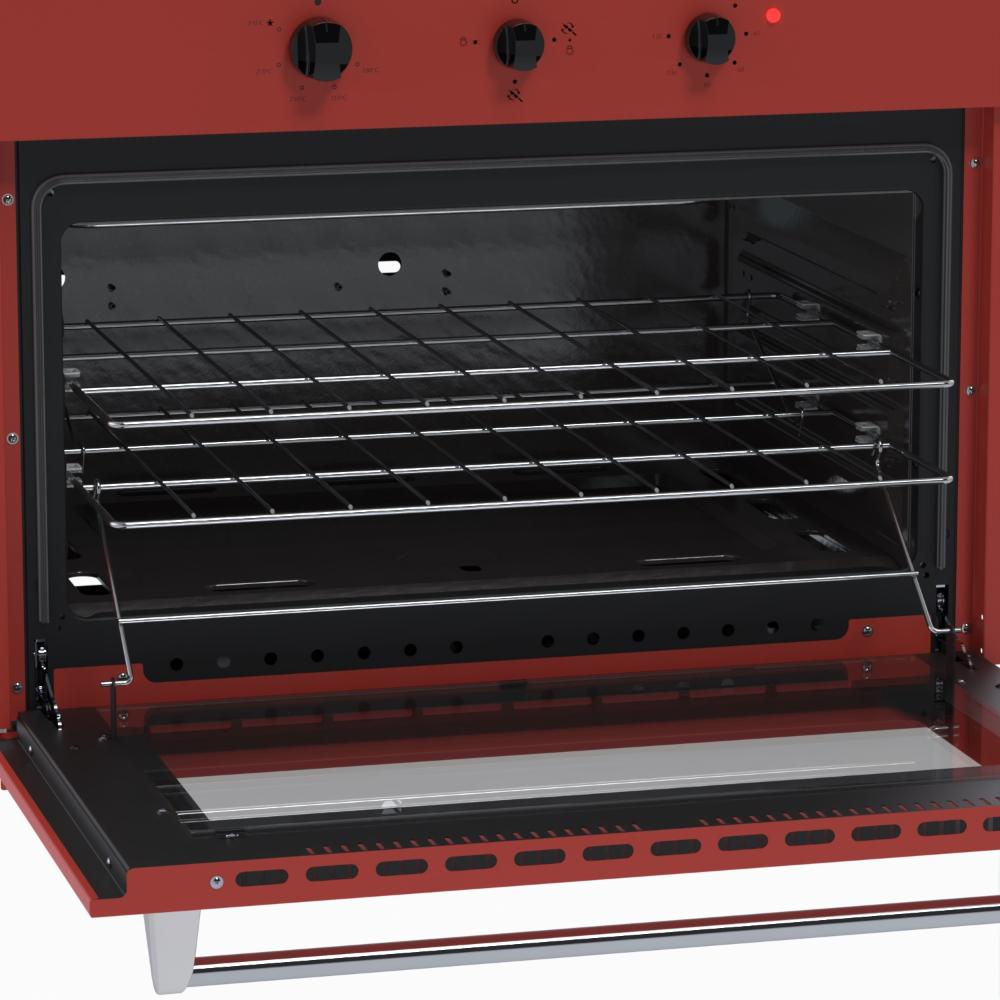 Forno de Embutir a Gas Venax 88,3L Arena GIII Vermelho