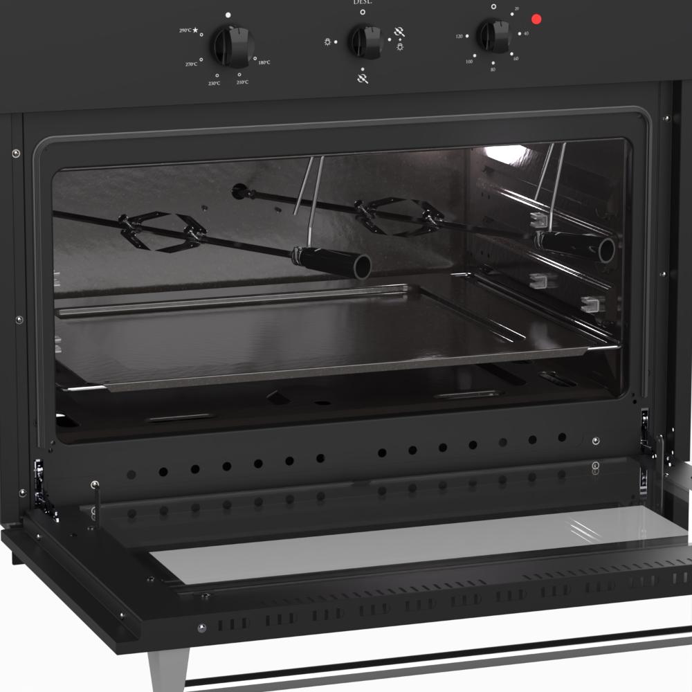 Forno de Embutir a Gas Venax 88,3L Arena GIII Preto