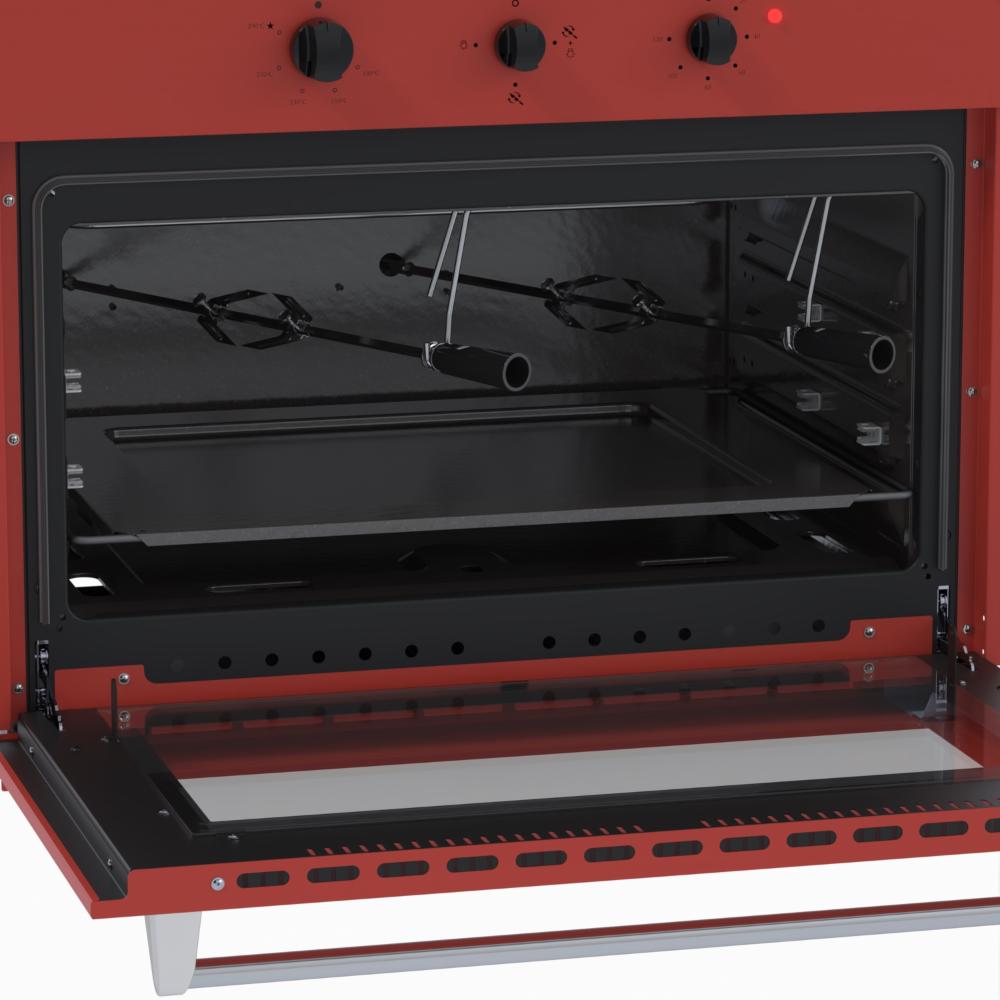 Forno de Embutir a Gas Venax 88,3L Arena GIII Vermelho
