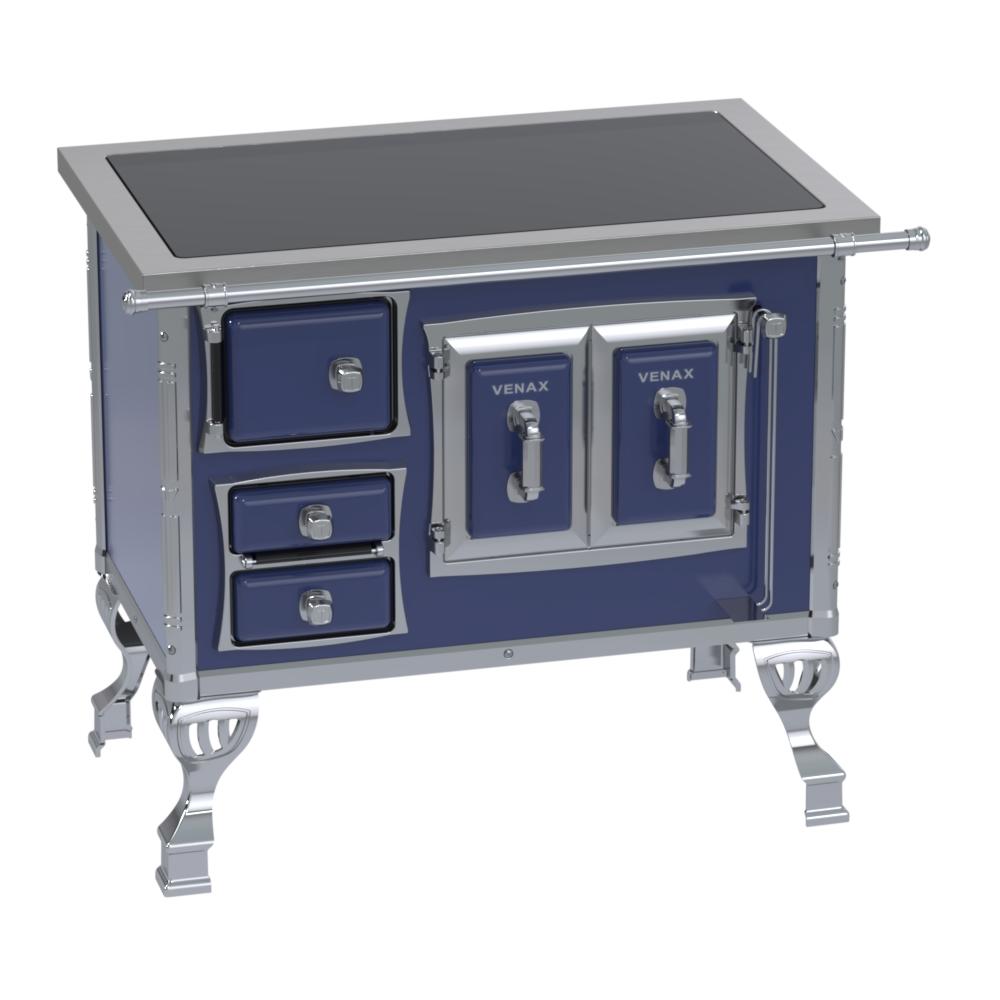 Fogao a Lenha Venax GII n 1 Sec XVIII Premium Azul
