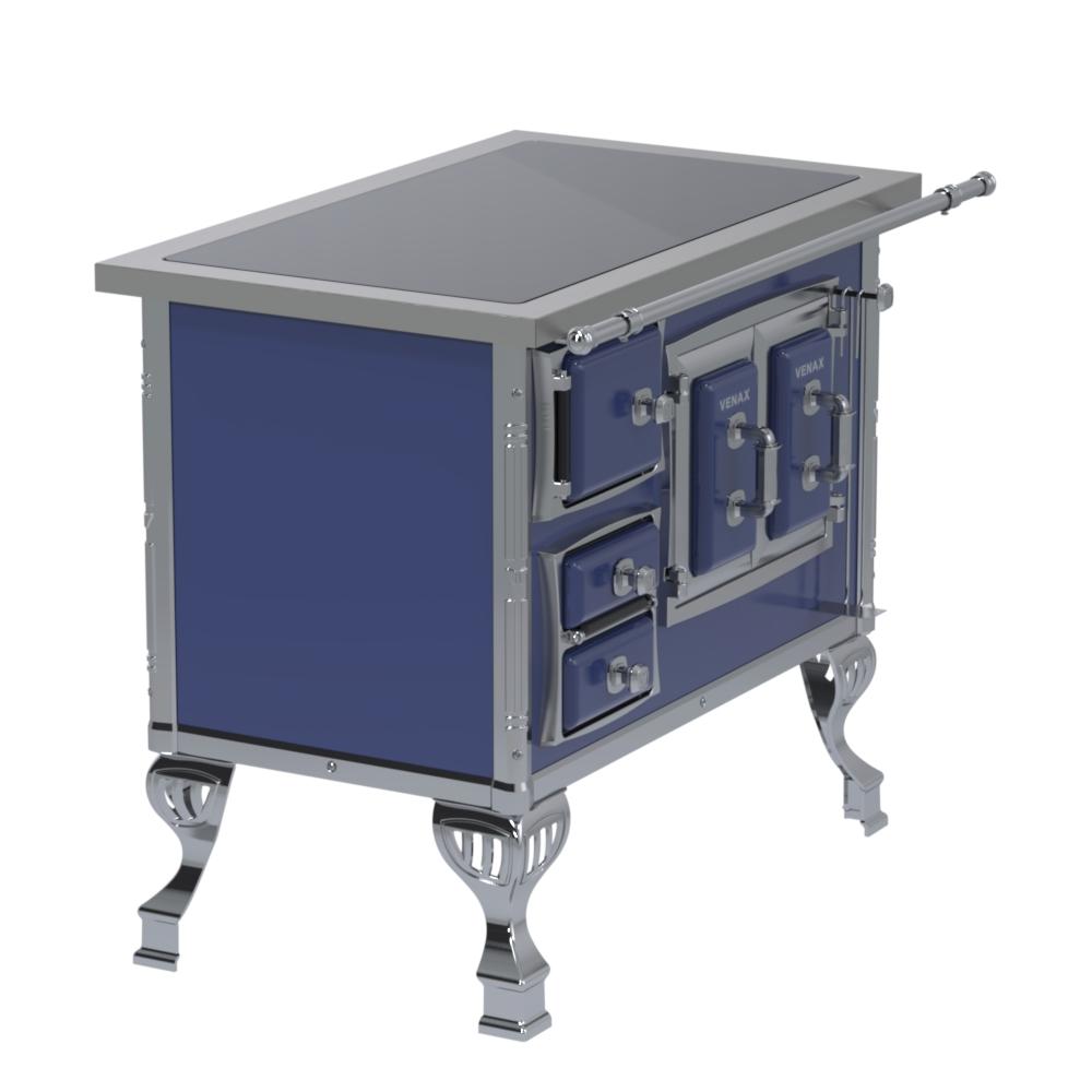 Fogao a Lenha Venax GII n 1 Sec XVIII Premium Azul