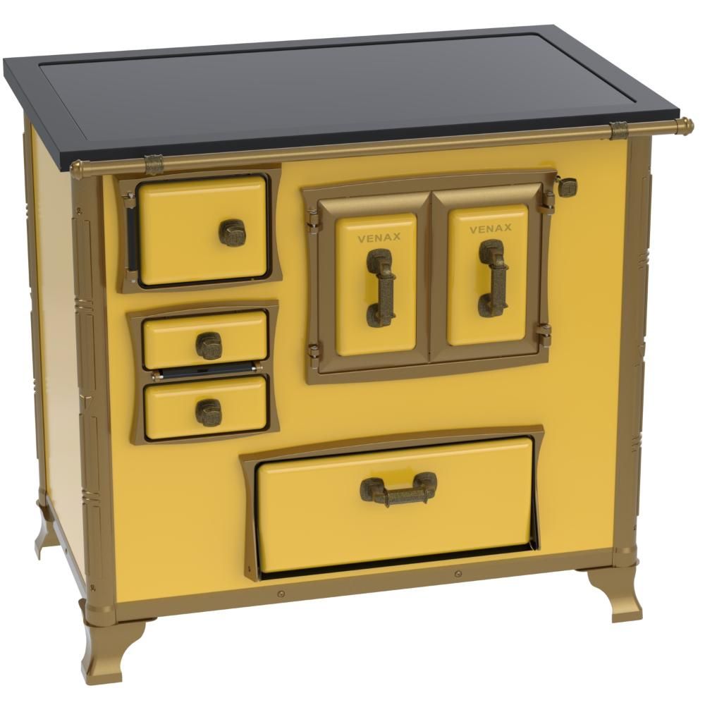 Fogao a Lenha Venax GII n 2 Renaissance Premium Amarelo