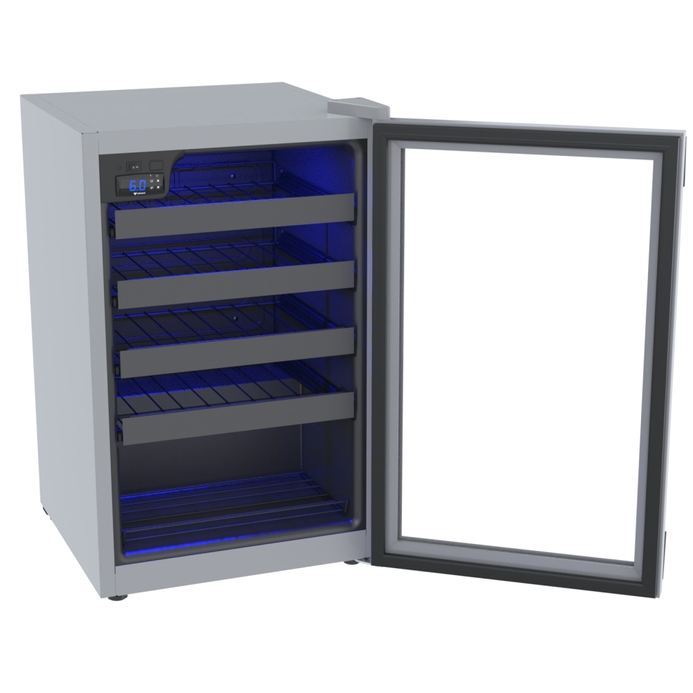 Adega Piubella 100 para 24 Garrafas Cinza - Imagem 6