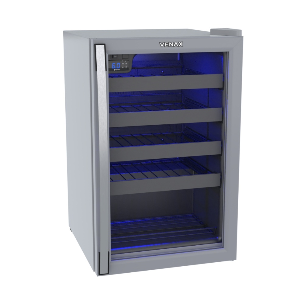 Adega Piubella 100 para 24 Garrafas Cinza - Imagem 3